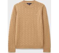 Crew Clothing Crew Clothing Brown Harmony Crew Neck Jumper