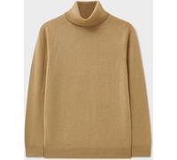 Crew Clothing Crew Clothing Brown Merino Wool Libby Roll Neck Jumper