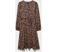 Crew Clothing Crew Clothing Brown Mirabel Printed Jersey Dress Brown EU 44 (UK 16)