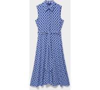 Crew Clothing Crew Clothing Company Blue Emma Sleeveless Jersey Shirt Dress Blue EU 46 (UK 18)