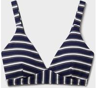 Crew Clothing Crew Clothing Company Blue Textured Bikini Top
