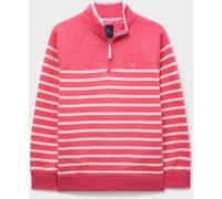 Crew Clothing Crew Clothing Company Pink Half Zip Sweatshirt