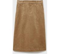 Crew Clothing Crew Clothing Natural Tara Cord Midi Skirt Natural 16