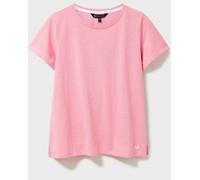 Crew Clothing Crew Clothing Pink Light Perfect Slub 100% Cotton T-Shirt