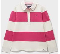 Crew Clothing Crew Clothing Pink Long Sleeve Stripe Rugby Shirt Pink 6