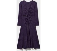 Crew Clothing Crew Clothing Purple Flora Twist Jersey Long Sleeve Dress Purple EU 36 (UK 8)