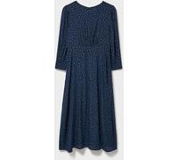 Crew Clothing Robe de thé Crew Clothing Ella 3/4 Manches trois-quarts Bleu 46