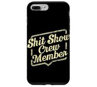 Crew Vintage Shit Show Membre de l'équipe Funny Team Matching Group Coque pour iPhone 7 Plus/8 Plus