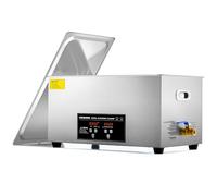 CREWORKS 22L Nettoyeur à Ultrasons Professionnel 480W avec Mode Dégazage et Mode Doux, Bac à Ultrasons en Acier Inoxydable Ultrasonic Cleaner, Chauffage 600W Minuterie 1-30 min