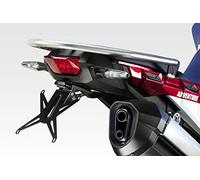 CRF 1000 Africa Twin Standard et Adventure Sport 2018/19 - Kit Support de Plaque d'Immatriculation Réglable (R-0858/1) - Accessoires De Pretto Moto (DPM Race) - 100% Made in Italy