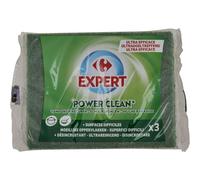 CRF EXPERT Éponges à récurer grattantes x3 - Nettoyage puissant des surfaces difficiles - Format pratique et durable - 50 g - Lot de 4