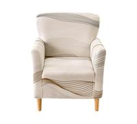 CRFATOP Housse de chaise extensible imprimée avec accoudoirs pour salon, 1 housse de chaise d'appoint douce pour banquet, soucoupe, fauteuil, protection de meubles de bureau, réception, canapé de