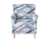 CRFATOP Housse de fauteuil extensible moderne du milieu du siècle avec accoudoirs pour salon, fauteuil, meubles, bureau, réception, canapé de lecture, A18