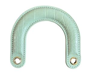 CRFFZ 1 sangle de poignée de sac incurvée confortable et pratique en polyuréthane pour une installation facile pour un usage quotidien et les voyages. Accessoire de sac pour femme, vert menthe