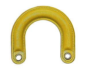 CRFFZ 1 sangle de poignée de sac incurvée confortable et pratique en polyuréthane pour une installation facile pour un usage quotidien et les voyages. Accessoire de sac pour femme, jaune