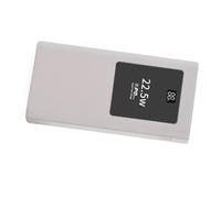 CRFFZ Boîtier de chargement en polymères PD22,5 W - Boîtier d'alimentation mobile - Affichage LED - Coque en alliage d'aluminium - Batterie amovible