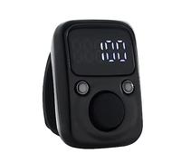 CRFFZ Compteur de prière électronique numérique LED rechargeable - Compteur de points de couture - Marqueur bouddhiste musulman - Compteur de participation à une conférence numérique électronique