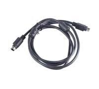 CRFFZ Flexible / 2 câbles de transfert de données 6 broches mâle vers / 2 câbles de clavier blindés pour ordinateur industriel