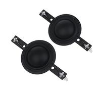 CRFFZ Lot de 2 tweeters à dôme 25,4 mm avec diaphragme 25 cœurs en soie - Voix aigus - 5,4 ohm