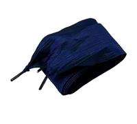 CRFFZ Romantics Lacets en satin élégants larges et plats plissés pour chaussures Accessoires photo Lacets tendance, Saphir 1, Taille unique