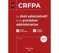 CRFPA 2025 - Le droit administratif et la procédure administrative. 2e éd.
