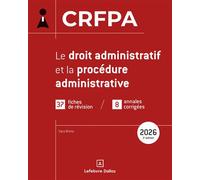CRFPA 2026 - Le droit administratif et la procédure administrative 3ème édition - Sara Brimo - Dalloz - broché - Scolaire / Universitaire