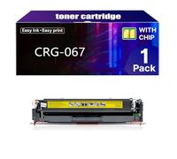 CRG 067H CRG-067 Cartouches de Toner de Remplacement imprimantes pour Canon 067H, compatibles avec Les modèles MF651CW, MF655Cdw, MF657Cdw, MF656Cdw et MF654Cdw,Y-1 pcs