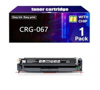 CRG 067H CRG-067 Cartouches de Toner de Remplacement imprimantes pour Canon 067H, compatibles avec Les modèles MF651CW, MF655Cdw, MF657Cdw, MF656Cdw et MF654Cdw,BK-1 pcs