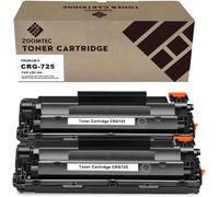 Crg-725 Crg 725 Cartouche De Toner Compatible Pour Imprimante Canon I-Sensys Lbp-6000 Lbp-6000B Lbp-6018 Lbp-6020 Lbp-6020B Lbp-6030 Mf-3010 (2X Noir)[ENC940437]