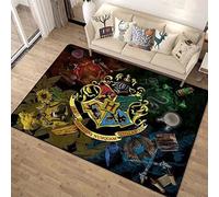 CRg-8143 3D Harry Potter Academy Logo imprimé et Teint Motif Motif. Tapis de Jouet à la Chambre for Enfants. Taille:120x180cm