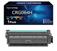 CRG064H Cartouche de Toner Compatible Cartouches pour Canon CRG064H CRG064HK CRG064HC CRG064HY CRG064M pour Canon I-SENSYS MF832Cdw LBP722Cdw Imprimantes avec Puce,BK-1 Pack