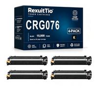 CRG076 Remplacement de la Cartouche de Toner Compatible à Haut rendement pour CRG-076HK avec la dernière Puce, Convient à l'imprimante Laser Canon LBP811Cx LBP811C LBP812Ci, Noir