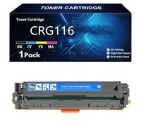 CRG116 Cartouche de Toner Compatible pour Canon CRG116 CRG-116 pour Canon IC Séries MF8000C MF8200C MF620C MF8030Cn IC MF8050Cn MF8080Cw Imprimantes avec Puce,C-1 Pack