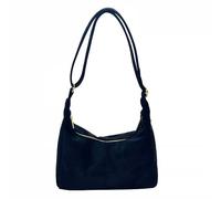 CRGANGZY Faux Suede Retro Tote Handbag grand sac à bandoulière Sac à bandoulière (noir)