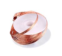 CRGANGZY Fils à dessouder Tresse Outil de réparation de Flux de Cordon de mèche à souder, Mèche à dessouder de Fil de Tresse à souder Mèche à dessouder (1.5mmx1.5m)