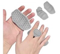 CRGANGZY Gym à Main levée des poignées Grips Gants d'entraînement en Caoutchouc pour Hommes et Femmes pour l'entraînement et l'exercice, Le Poids, Les haltères, Les soulevés de Terre, Les pi