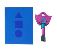 CRGANGZY Hide and Seek Keyhole Pendant 3D imprimé 2025 Corée Folk Collier Collier de gibier