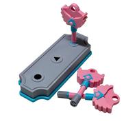 CRGANGZY Hide and Seek Keyhole Pendant 3D imprimé 2025 Corée Folk Collier Collier de gibier