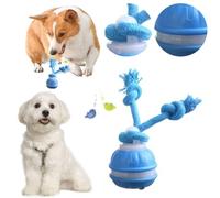 CRGANGZY Jouet Interactif pour Chien Balle Active et Rouleuse pour Chien, Balle Automatique Intelligente pour Chiens de Petite Taille Balle Sauteuse Autonome pour Amuser Votre Animal