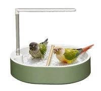 CRGANGZY L'Aquasystème Automatique de Douche pour Perroquet, Fontaine de Bain pour Cage avec Circulateur, pour Gris du Gabon, Cacatoès, Conures, Inséparables, Budgies, Amoureux des Oiseaux