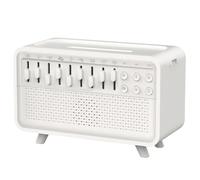 CRGANGZY Machine à bruit blanc 4 en 1 avec humidificateur Light, Sleep Sound Machine avec 8 sons ambiants, haut-parleur rechargeable, diffuseur de somnifère portable pour bébé chambre à coucher