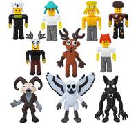 CRGANGZY Set de Figurines 99 Nuits dans la Forêt, 5/10 Pièces de Figures Amusantes de Monstres Cerfs, Jouets de Personnages de Jeu de Survie Fantaisie pour Fans et Collectionneurs, Idées Cadeaux