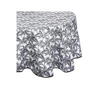 Atmosphera – Nappe anti-tache imprimée « Palmier » 180 cm Gris