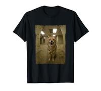 Cri Chacal Bureau Salle De Pause Animal T-Shirt
