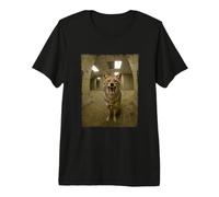 Cri Chacal Bureau Salle De Pause Animal T-Shirt Haut de Gamme