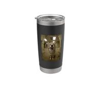 Cri Coyote Bureau Salle De Pause Animal Gobelet isotherme en acier inoxydable double paroi