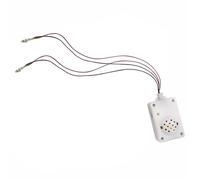 Cri fantôme activé par la voix, haut-parleur criant fantôme - Sondeur à commande vocale d'Halloween avec cris fantômes,Accessoires de cri multifonctionnels alimentés par batterie avec lumière LED pour