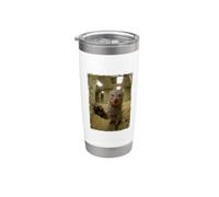 Cri Mangouste Bureau Salle De Pause Animal Gobelet isotherme en acier inoxydable double paroi