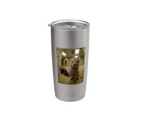 Cri Mangouste Bureau Salle De Pause Animal Gobelet isotherme en acier inoxydable double paroi