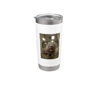 Cri Wombat Bureau Salle De Pause Animal Gobelet isotherme en acier inoxydable double paroi